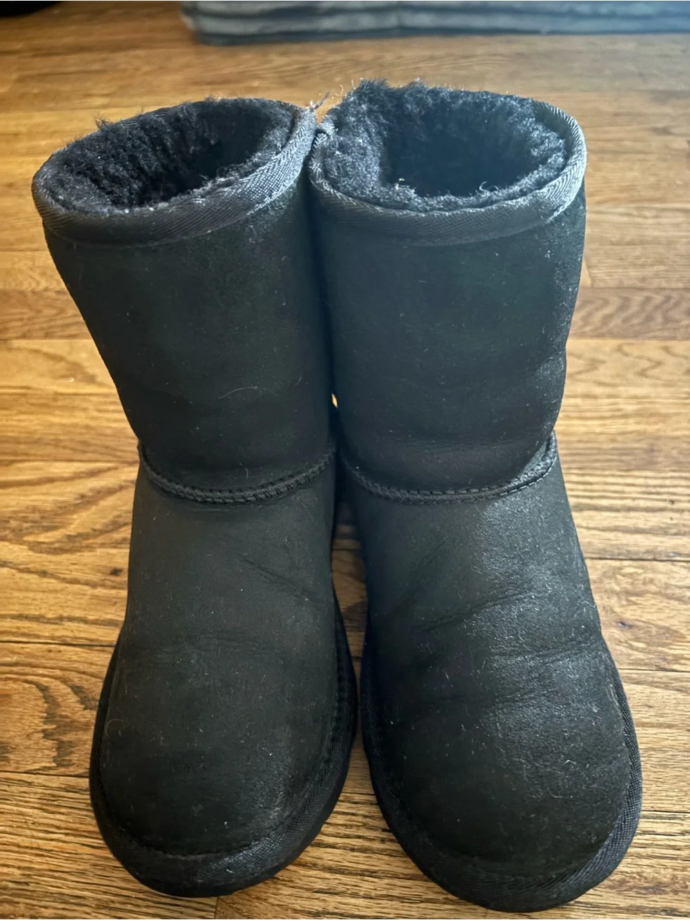 UGG Black Short Shearling Boots